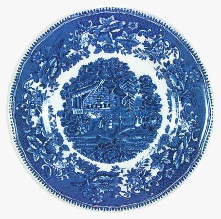 Avon Cottage Blue (Scallop) by Wedgwood