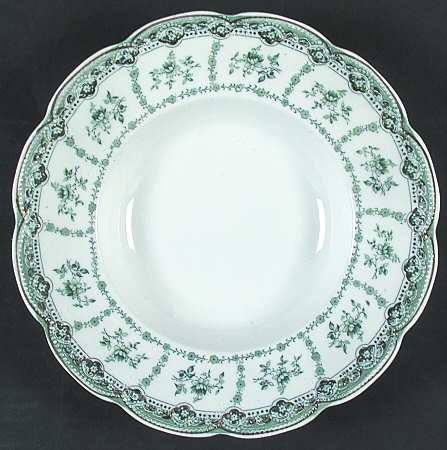 Muriel Green Large Rim Soup Bowl