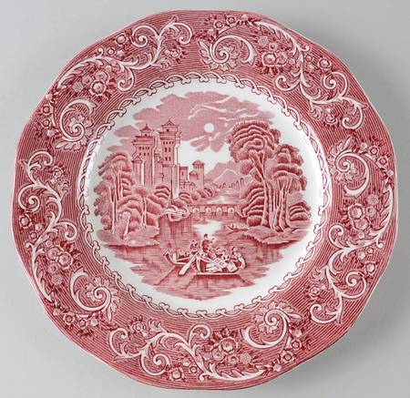 River Scene Red by Wedgwood