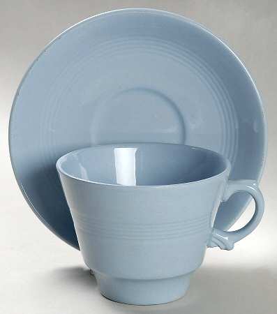 Iris Flat Cup & Saucer Set