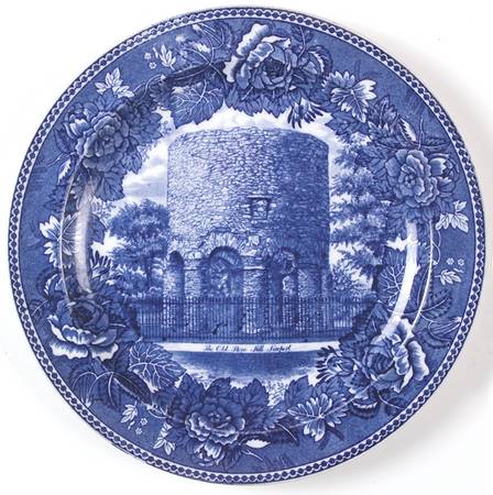 The Longfellow Series Blue Luncheon Plate