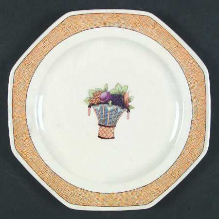 Directoire (Yellow Band, Octagonal) by Wedgwood