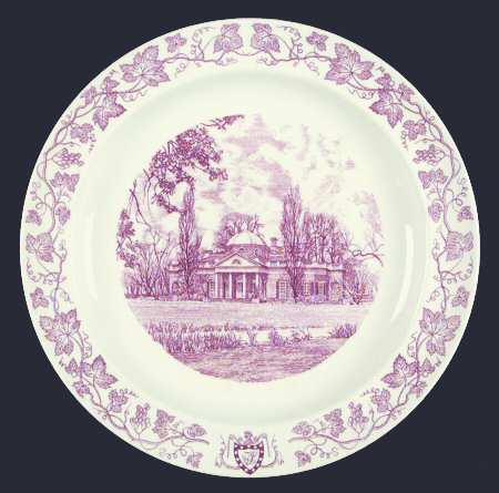 Monticello Pink (Grapevine Rim) by Wedgwood