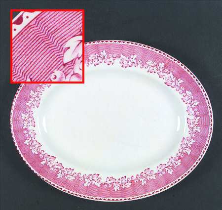 Rydal Red 14" Oval Serving Platter