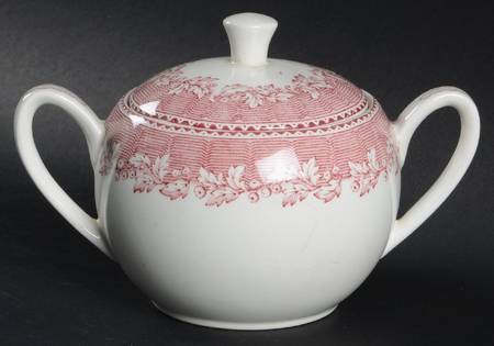 Rydal Red Sugar Bowl & Lid