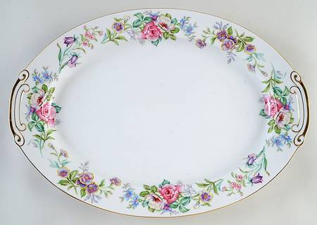 Flora 16" Oval Serving Platter