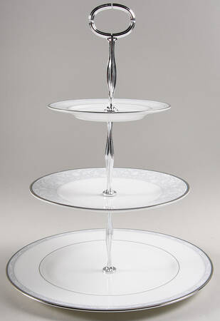 Alana 13 7/8"-14 1/4" 3-Tiered Serving Tray(DP,SP,BB) HC