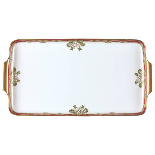 Holiday Ribbons Large Sandwich Tray