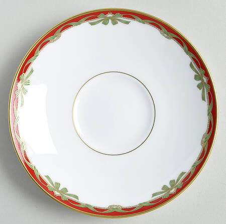Holiday Ribbons Saucer