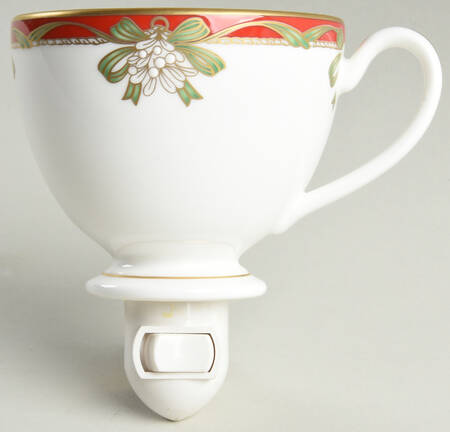 Holiday Ribbons 1 5/8" + cup (H) Night Light/Cup HC