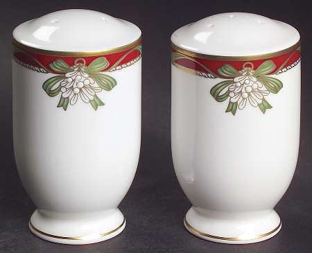 Holiday Ribbons Salt & Pepper Set