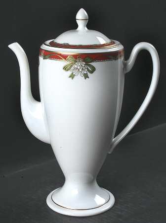 Holiday Ribbons Tea/Coffee Pot & Lid