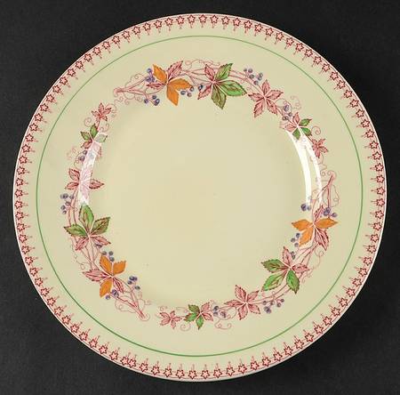Doris (Red Border, Smooth Rim) by Wood &amp; Sons