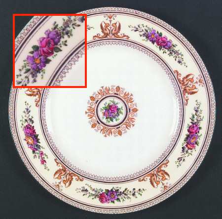 Columbia White (Ivory Rim, Yellow Griffons by Wedgwood
