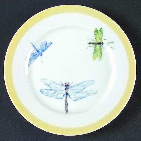 Bugs and Butterflies (Yellow) Bread & Butter Plate