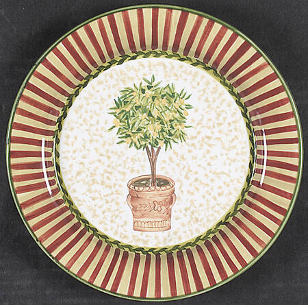 Topiary Salad/Dessert Plate