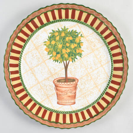 Topiary Large Chop Plate (Round Platter)