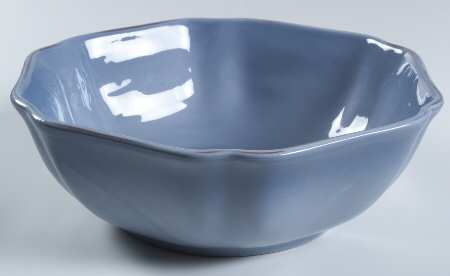 Tuscany Blue Bell 11" Large Salad Serving Bowl