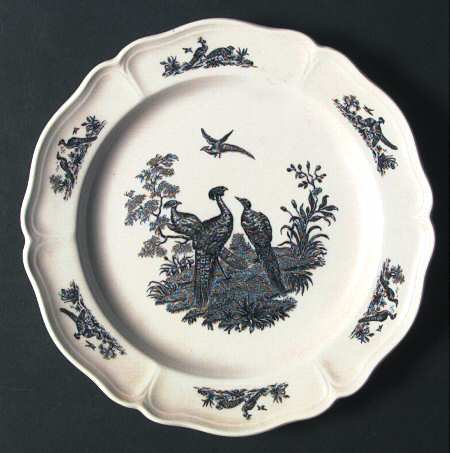 Liverpool Birds Black (Queen's) by Wedgwood