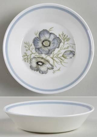 Glen Mist (Wedgwood & Susie Cooper Stamp) Fruit/Dessert (Sauce) Bowl by Wedgwood