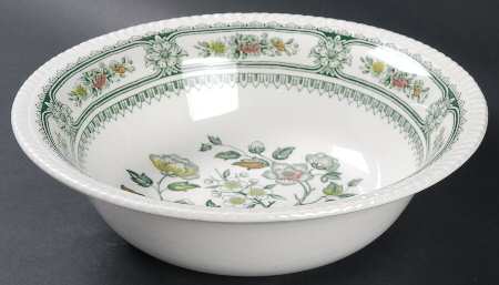 Dorset Green Multicolor (Smooth) 9" Round Vegetable Bowl