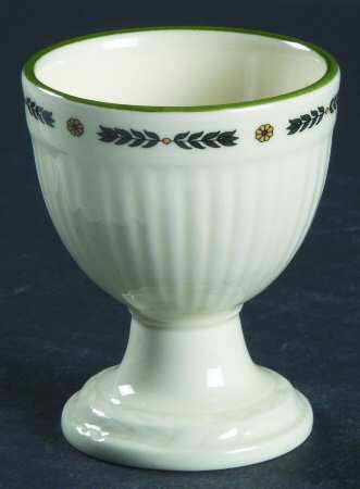 Carlton (Green Trim) Single Egg Cup