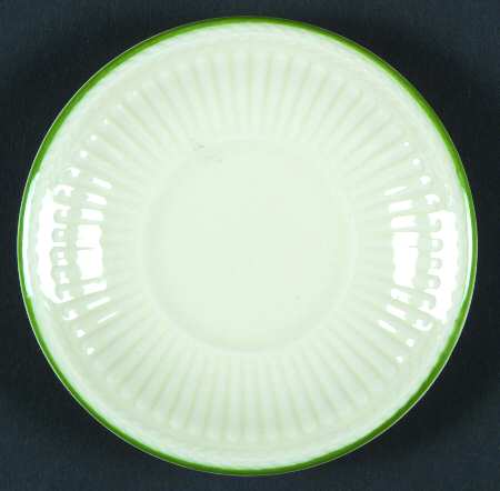 Carlton (Green Trim) Butter Pat