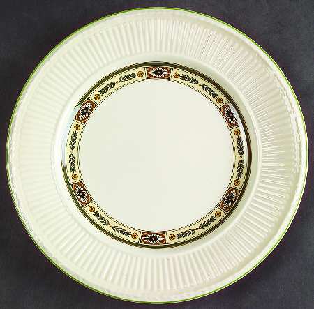 Carlton (Green Trim) Salad Plate