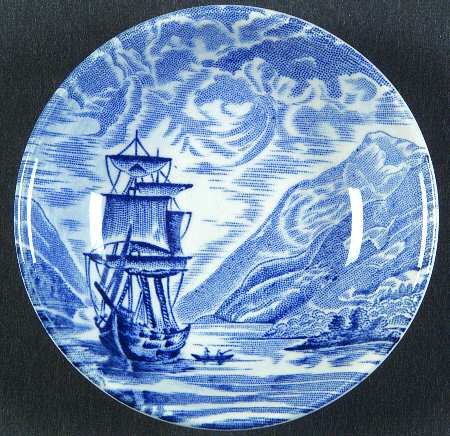 Lochs of Scotland Blue Butter Pat