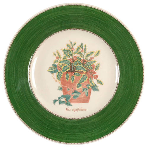Sarah's Garden Christmas Green Salad Plate