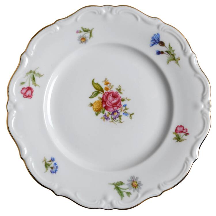 Mignon (Gray-Green Backstamp) Salad Plate