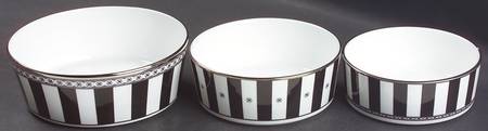 Contrasts Accessories (Set of 3) Stacking Nibble Bowls