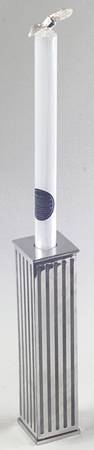 Contrasts Accessories Tall Pewter Candlestick