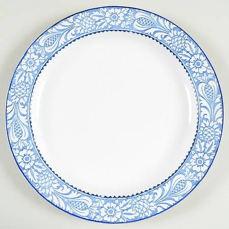 Wincanton Blue (No Center Design) Luncheon Plate