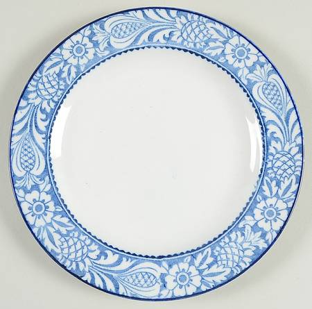 Wincanton Blue (No Center Design) Bread & Butter Plate