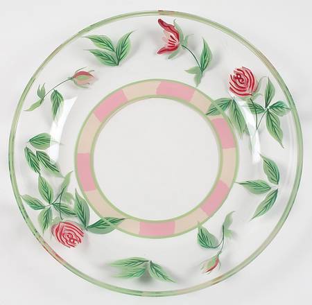 English Cottage Glassware Salad Plate