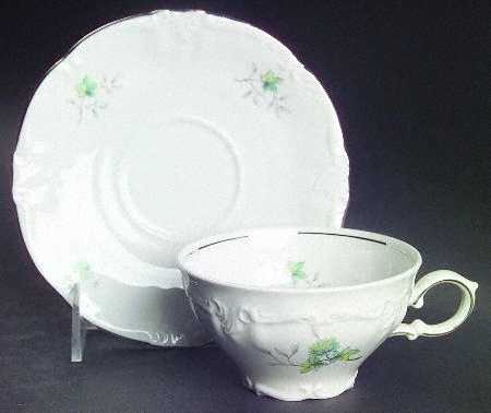 Dynasty Flat Cup & Saucer Set