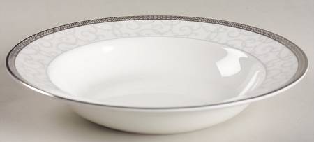 Celestial Platinum Rim Soup Bowl