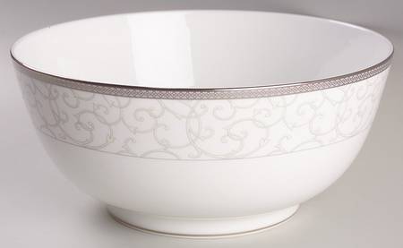 Celestial Platinum 9" Salad Serving Bowl