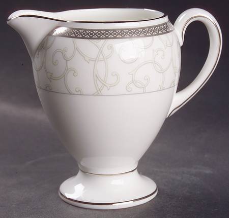 Celestial Platinum Globe Shape Creamer
