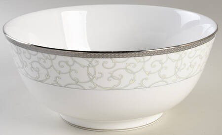Celestial Platinum 10" Large Salad Serving Bowl