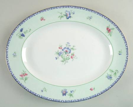 Meadow Field 14" Oval Serving Platter