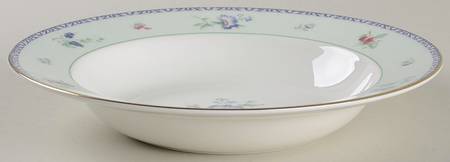Meadow Field Rim Soup Bowl