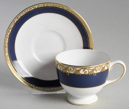 Rococo Footed Cup & Saucer Set