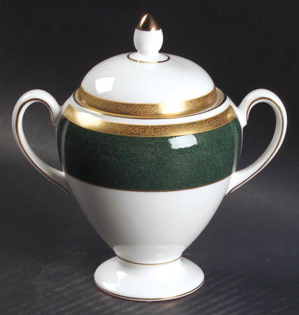 Sherwood Globe Shape Sugar Bowl & Lid