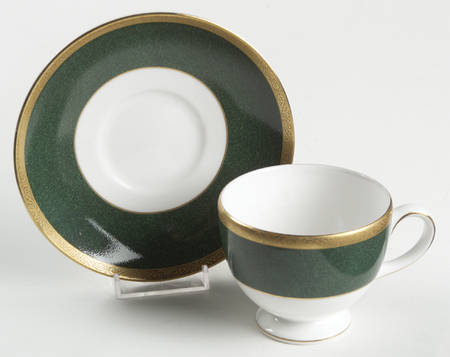 Sherwood Leigh Shape Footed Cup & Saucer Set