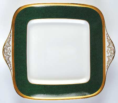Sherwood Square Handled Cake Plate