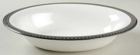 Unity Platinum 9" Oval Vegetable Bowl