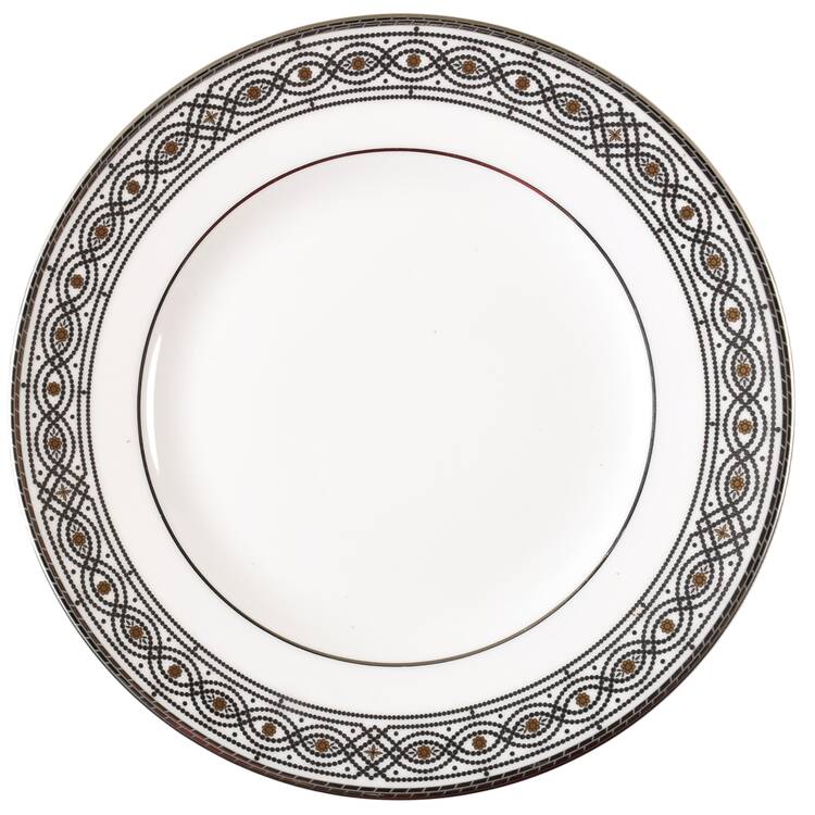 Marcasite Accent Salad Plate