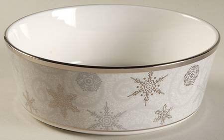 Sterling Holidays Gray Large Individual Stacking Nibble Bowl